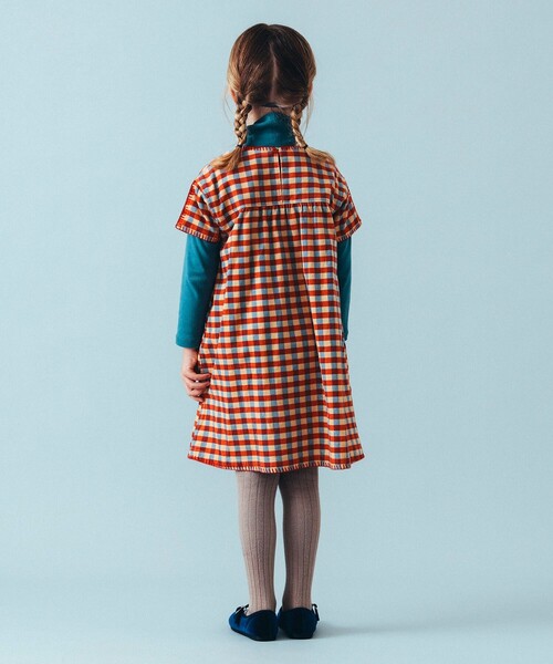 こども ビームス（コドモビームス）の「総柄 細コール ワンピース 2024（100～150cm）（ワンピース・キッズ・ホワイト系その他5/レッド・100/150/140/130/120/110）」の10枚目の写真