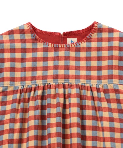 こども ビームス（コドモビームス）の「総柄 細コール ワンピース 2024（100～150cm）（ワンピース・キッズ・ホワイト系その他5/レッド・100/150/140/130/120/110）」の12枚目の写真