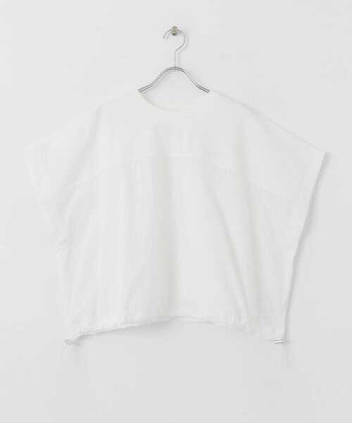 SENSE OF PLACE by URBAN RESEARCH（センスオブプレイスバイアーバンリサーチ）の「スソドロストキリカエカットトップ（Tシャツ/カットソー・レディース・カーキ/オフホワイト/ブラック・ONE）」の21枚目の写真