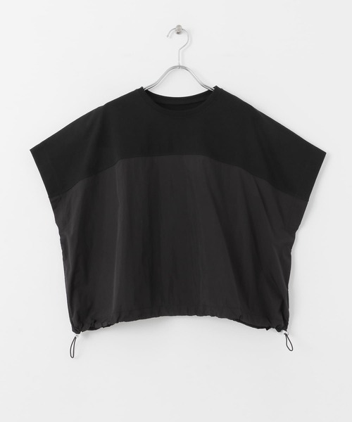 SENSE OF PLACE by URBAN RESEARCH（センスオブプレイスバイアーバンリサーチ）の「スソドロストキリカエカットトップ（Tシャツ/カットソー・レディース・カーキ/オフホワイト/ブラック・ONE）」の22枚目の写真