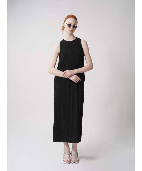 :ETHROF(イーサオブ)の「WAVE PLEATED ONEPIECE(ワンピース・レディース・ブルー/ブラック・FREE)」の14枚目の写真