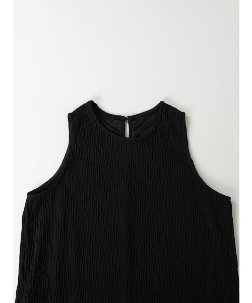 :ETHROF(イーサオブ)の「WAVE PLEATED ONEPIECE(ワンピース・レディース・ブルー/ブラック・FREE)」の20枚目の写真