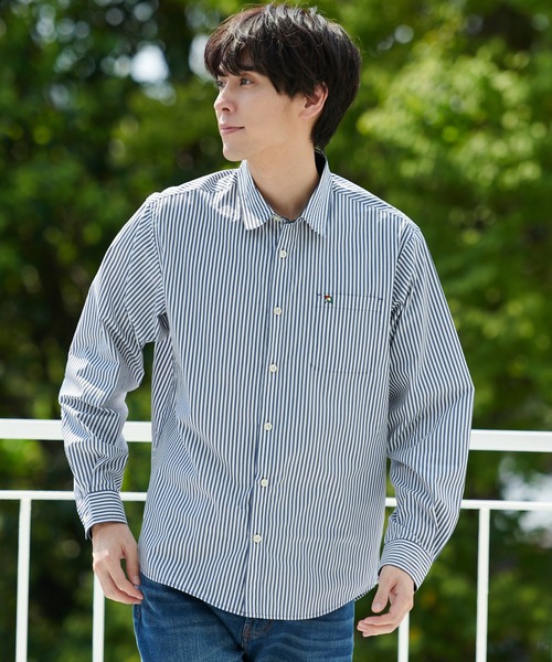 Arnold Palmer(アーノルドパーマー)の「ハイスペック 長袖 シェア シャツ(シャツ/ブラウス・レディース・ブルー/ネイビー/ワイン・XS/S/M/L/LL)」の2枚目の写真