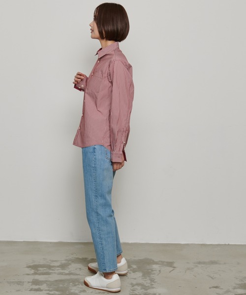 Arnold Palmer(アーノルドパーマー)の「ハイスペック 長袖 シェア シャツ(シャツ/ブラウス・レディース・ブルー/ネイビー/ワイン・XS/S/M/L/LL)」の13枚目の写真