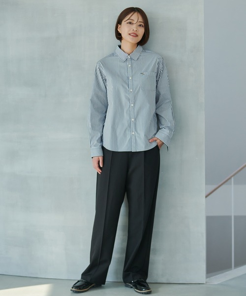 Arnold Palmer(アーノルドパーマー)の「ハイスペック 長袖 シェア シャツ(シャツ/ブラウス・レディース・ブルー/ネイビー/ワイン・XS/S/M/L/LL)」の18枚目の写真