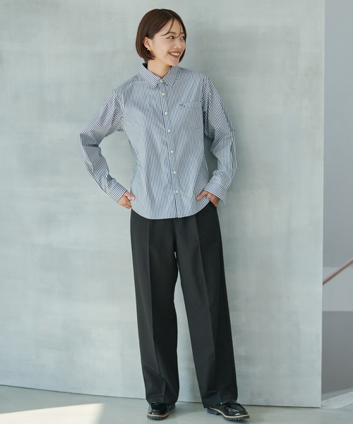 Arnold Palmer(アーノルドパーマー)の「ハイスペック 長袖 シェア シャツ(シャツ/ブラウス・レディース・ブルー/ネイビー/ワイン・XS/S/M/L/LL)」の19枚目の写真