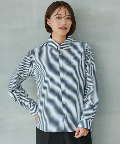 Arnold Palmer(アーノルドパーマー)の「ハイスペック 長袖 シェア シャツ(シャツ/ブラウス・レディース・ブルー/ネイビー/ワイン・XS/S/M/L/LL)」の17枚目の写真