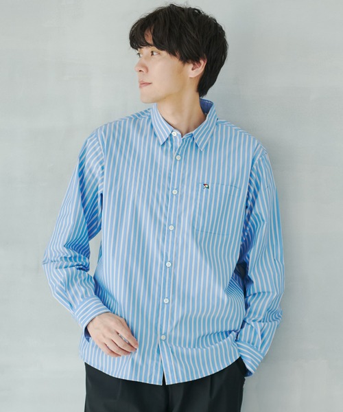 Arnold Palmer(アーノルドパーマー)の「ハイスペック 長袖 シェア シャツ(シャツ/ブラウス・レディース・ブルー/ネイビー/ワイン・XS/S/M/L/LL)」の21枚目の写真