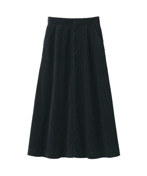 無印良品（ムジルシリョウヒン）の「婦人　木の実から作ったカポック混　コーデュロイフレアスカート（スカート・レディース・キャメル/アイボリー/ブラック・XL/L/M/S）」の20枚目の写真