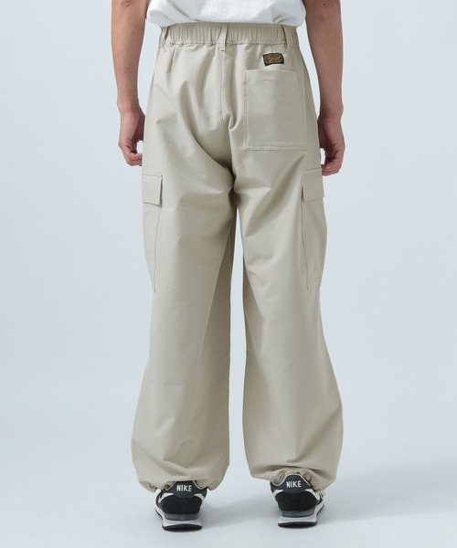 BAYFLOW（ベイフロー）の「ポリスパンワイドカーゴパンツ（カーゴパンツ・メンズ・ブラック/アイボリー/ライトブルー・MEDIUM/LARGE）」の5枚目の写真
