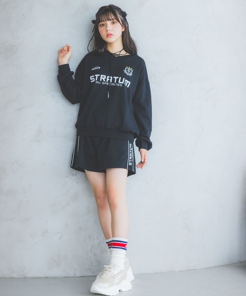 repipi armario（レピピ アルマリオ）の「ゲームウラケセットアップ（セットアップ・キッズ・ホワイト/ブラック/グレー・SMALL/MEDIUM/LARGE）」の2枚目の写真