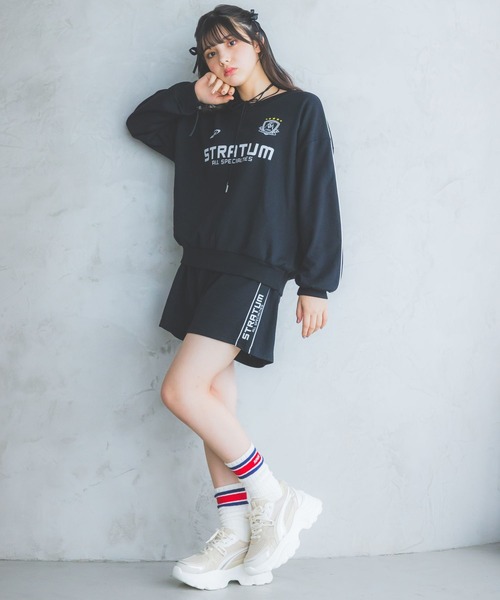 repipi armario（レピピ アルマリオ）の「ゲームウラケセットアップ（セットアップ・キッズ・ホワイト/ブラック/グレー・SMALL/MEDIUM/LARGE）」の5枚目の写真