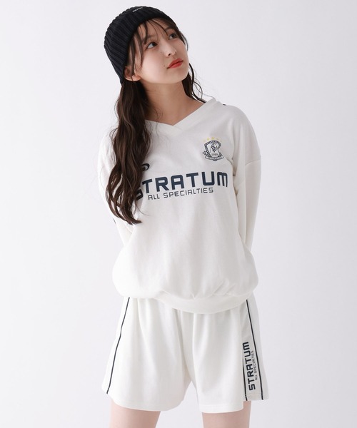 repipi armario（レピピ アルマリオ）の「ゲームウラケセットアップ（セットアップ・キッズ・ホワイト/ブラック/グレー・SMALL/MEDIUM/LARGE）」の7枚目の写真