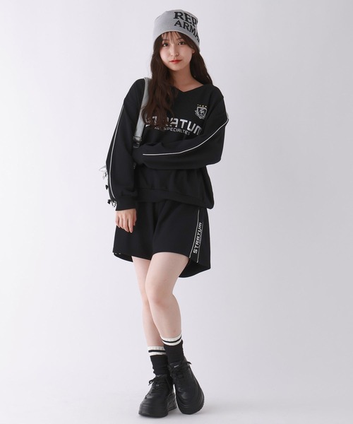 repipi armario（レピピ アルマリオ）の「ゲームウラケセットアップ（セットアップ・キッズ・ホワイト/ブラック/グレー・SMALL/MEDIUM/LARGE）」の8枚目の写真