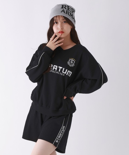 repipi armario（レピピ アルマリオ）の「ゲームウラケセットアップ（セットアップ・キッズ・ホワイト/ブラック/グレー・SMALL/MEDIUM/LARGE）」の10枚目の写真