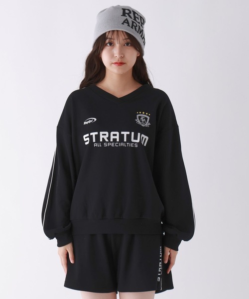 repipi armario（レピピ アルマリオ）の「ゲームウラケセットアップ（セットアップ・キッズ・ホワイト/ブラック/グレー・SMALL/MEDIUM/LARGE）」の13枚目の写真