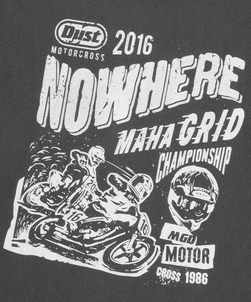 mahagrid/マハグリッド』 DUST MOTOCROSS PIGMENT LS TEE/ダスト
