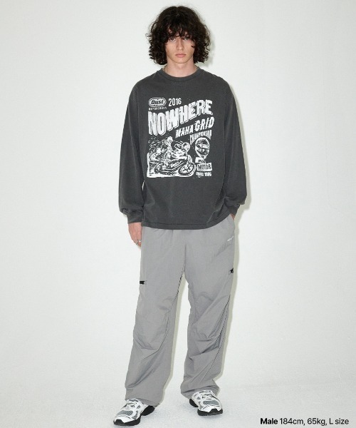 mahagrid/マハグリッド』 DUST MOTOCROSS PIGMENT LS TEE/ダスト