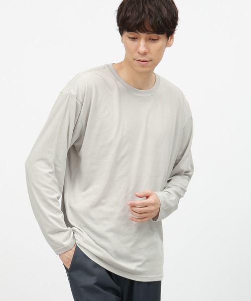 LAKOLE（ラコレ）の「レースアンサンブル長袖T / 142874（Tシャツ/カットソー・メンズ・ライトグレー/マスタード/ブラック・LARGE/MEDIUM）」の6枚目の写真