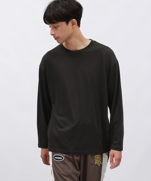 LAKOLE（ラコレ）の「レースアンサンブル長袖T / 142874（Tシャツ/カットソー・メンズ・ライトグレー/マスタード/ブラック・LARGE/MEDIUM）」の4枚目の写真