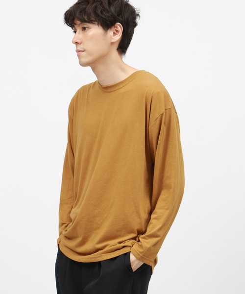 LAKOLE（ラコレ）の「レースアンサンブル長袖T / 142874（Tシャツ/カットソー・メンズ・ライトグレー/マスタード/ブラック・LARGE/MEDIUM）」の7枚目の写真