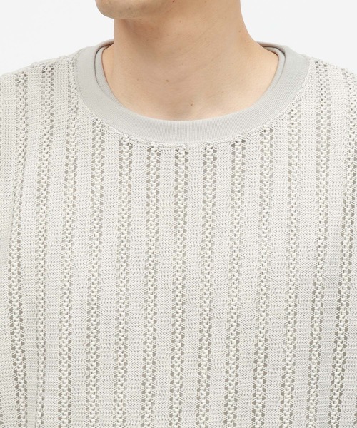 LAKOLE（ラコレ）の「レースアンサンブル長袖T / 142874（Tシャツ/カットソー・メンズ・ライトグレー/マスタード/ブラック・LARGE/MEDIUM）」の12枚目の写真