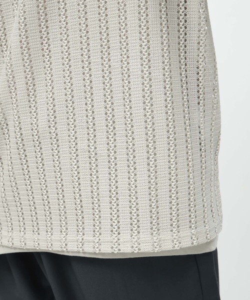 LAKOLE（ラコレ）の「レースアンサンブル長袖T / 142874（Tシャツ/カットソー・メンズ・ライトグレー/マスタード/ブラック・LARGE/MEDIUM）」の14枚目の写真