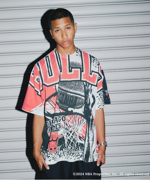 【セール】TOKYO 23 NBA Over Print T-shirt / トウキョウ 23 エヌビーエー オーバー プリント ティ-シャツ(Tシャツ/カットソー)|NBA(エヌビーエー)