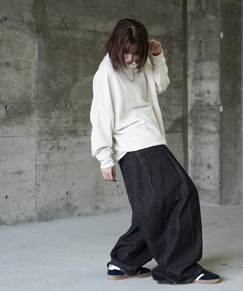 Beno(ビーノ)の「2タックイージーワイドパンツ(その他パンツ・メンズ・ブラック/アイボリー/ブラック系その他/ワンウォッシュ/ブルー系その他2・FREE)」の15枚目の写真