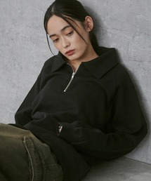 THE STANDARD（ザスタンダード）の「WEGO/ラグランハーフZIPプルオーバー（スウェット）」