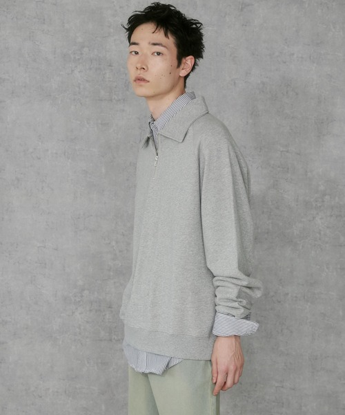 THE STANDARD（ザスタンダード）の「WEGO/ラグランハーフZIPプルオーバー（スウェット・メンズ・ブラック/杢グレー・MEDIUM/LARGE）」の20枚目の写真