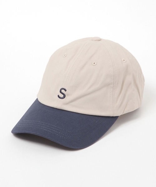 GLOBAL WORK（グローバルワーク）の「UVカット/イニシャルCAP/139196（キャップ・メンズ・ベージュ/ブラック/オフホワイト/ネイビー・FREE）」の4枚目の写真