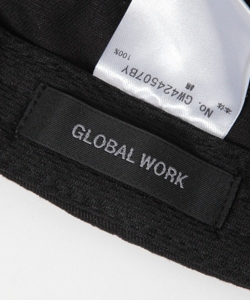 GLOBAL WORK（グローバルワーク）の「UVカット/イニシャルCAP/139196（キャップ・メンズ・ベージュ/ブラック/オフホワイト/ネイビー・FREE）」の15枚目の写真