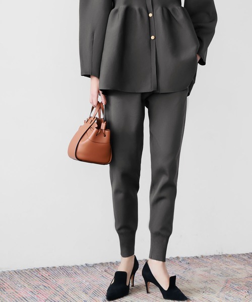 ニットパンツお値下げ セール】ニットジョガーパンツ（その他パンツ）｜ELFRANK（エル