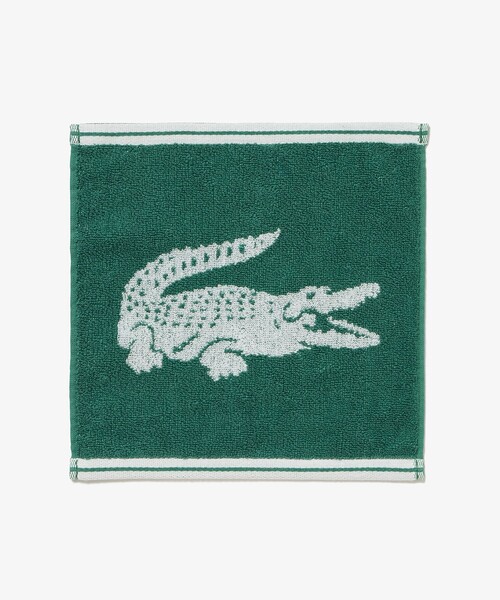 ワニロゴジャカードハンカチタオル（ハンカチ/ハンドタオル）｜LACOSTE