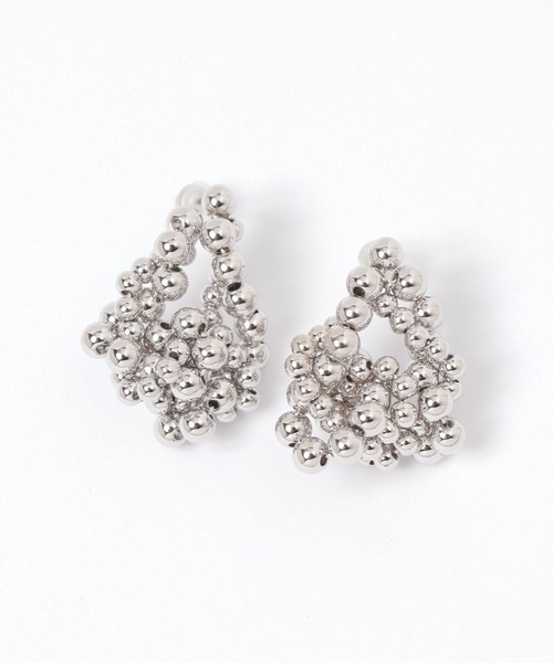 niko and...(ニコアンド)の「メタルボールチェーンピアス(ピアス(両耳用)・レディース・イエロー/グレー・0)」の2枚目の写真