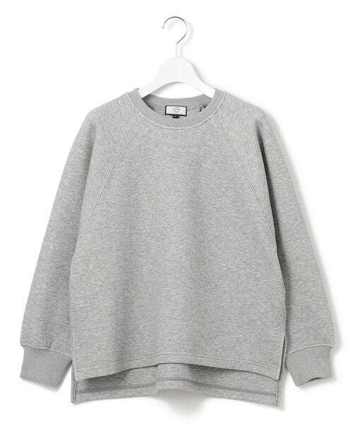 J.PRESS YORK STREET(ジェイプレスヨークストリート)の「【WOMEN】ダンボールジャージー スウェット(スウェット・レディース・ネイビー系/イエロー系/グレー系/ライトグレー系・F)」の2枚目の写真