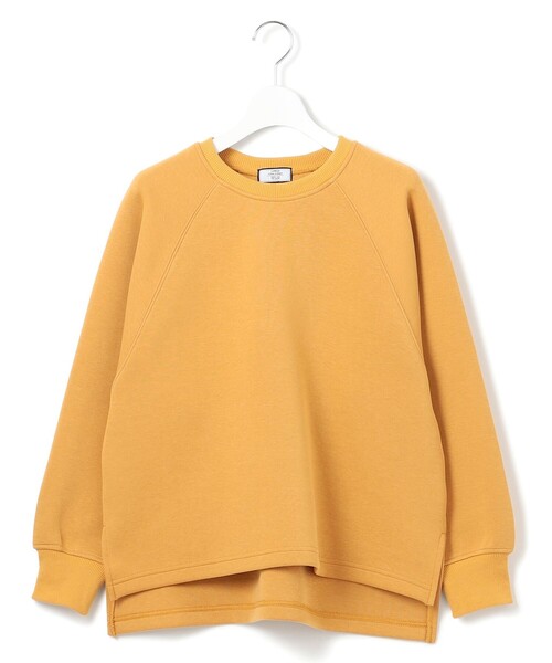 J.PRESS YORK STREET(ジェイプレスヨークストリート)の「【WOMEN】ダンボールジャージー スウェット(スウェット・レディース・ネイビー系/イエロー系/グレー系/ライトグレー系・F)」の4枚目の写真