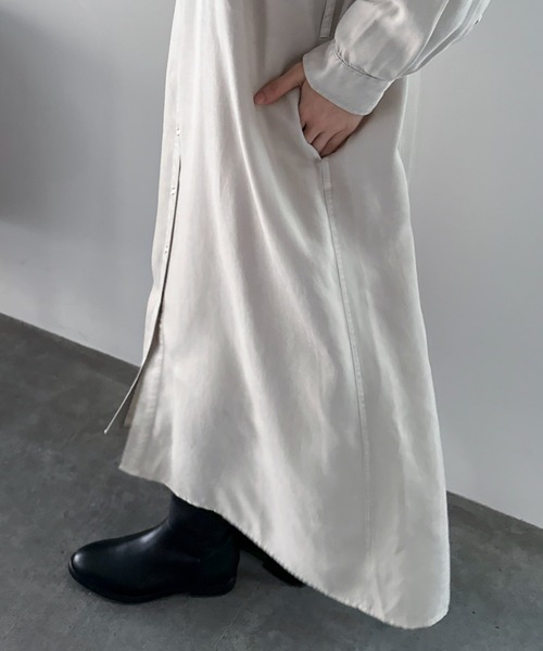 【セール】ソフトデニムシャツワンピース(シャツワンピース)|DOUX ARCHIVES(ドゥアルシーヴ) 【セール】ソフトデニムシャツワンピース(シャツワンピース)|DOUX ARCHIVES(ドゥアルシーヴ)