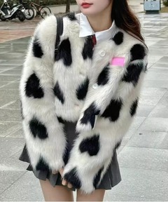 ジャケット・アウター CLANE COW BOA BLOUSON CLANE - 牛柄ボアブルゾン - COW BOA BLOUSON | ADDICT WEB SHOP