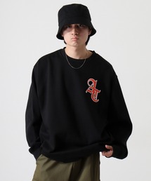 Baseball embroidery wide sweat / BASEBALL刺繍 ワイド スウェット unisex