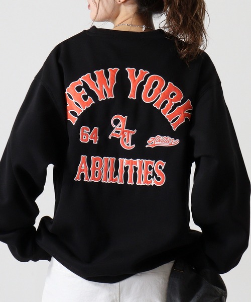 Jungle Storm(ジャングルストーム)の「Baseball embroidery wide sweat / BASEBALL刺繍 ワイド スウェット unisex(スウェット・メンズ・ブラック/アッシュグレー/ブラウン・M/L)」の11枚目の写真