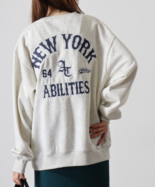 Jungle Storm(ジャングルストーム)の「Baseball embroidery wide sweat / BASEBALL刺繍 ワイド スウェット unisex(スウェット・メンズ・ブラック/アッシュグレー/ブラウン・M/L)」の16枚目の写真