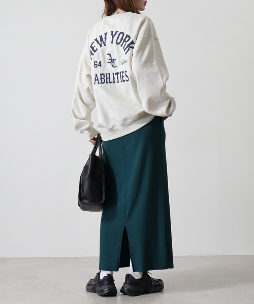 Jungle Storm(ジャングルストーム)の「Baseball embroidery wide sweat / BASEBALL刺繍 ワイド スウェット unisex(スウェット・メンズ・ブラック/アッシュグレー/ブラウン・M/L)」の18枚目の写真