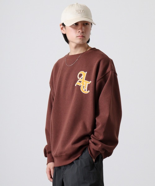 Jungle Storm(ジャングルストーム)の「Baseball embroidery wide sweat / BASEBALL刺繍 ワイド スウェット unisex(スウェット・メンズ・ブラック/アッシュグレー/ブラウン・M/L)」の5枚目の写真