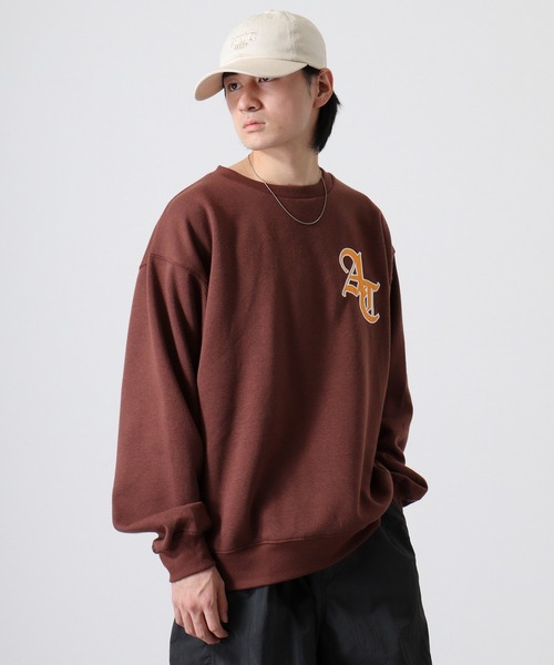 Jungle Storm(ジャングルストーム)の「Baseball embroidery wide sweat / BASEBALL刺繍 ワイド スウェット unisex(スウェット・メンズ・ブラック/アッシュグレー/ブラウン・M/L)」の4枚目の写真