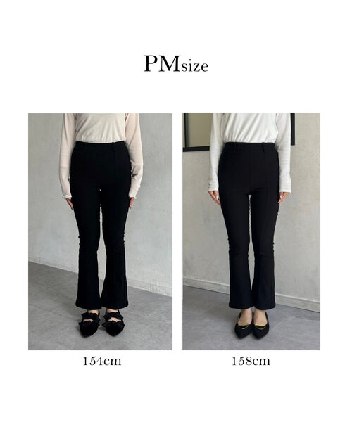 prose verse（プロズヴェール）の「裏微起毛スーパーストレッチスリットパンツ（その他パンツ・レディース・ブラック・SMALL/MEDIUM/PM/PL/LARGE/TL）」の13枚目の写真