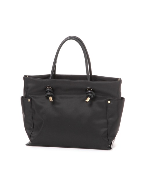 GLOBAL WORK（グローバルワーク）の「撥水軽量6ポケット2WAY/150037（トートバッグ・レディース・ブラック/アイボリー/ベージュ・ONE SIZE）」の17枚目の写真