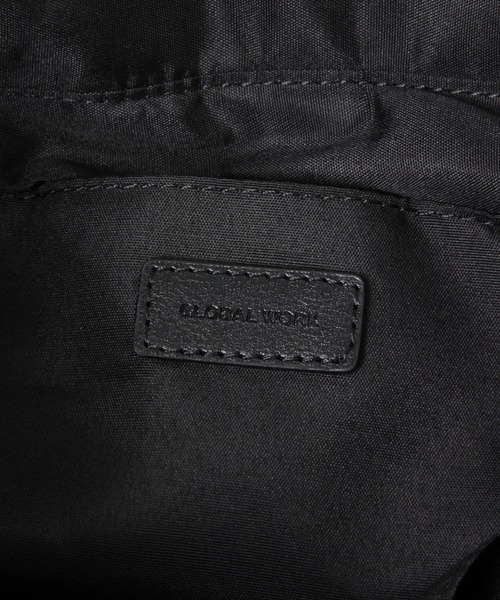 GLOBAL WORK（グローバルワーク）の「撥水軽量6ポケット2WAY/150037（トートバッグ・レディース・ブラック/アイボリー/ベージュ・ONE SIZE）」の9枚目の写真