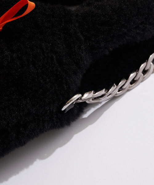 HELLO.SANFRANCISCO（ハローサンフランシスコ）の「【HELLO.SANFRANCISCO/ハローサンフランシスコ】リボンファーバッグ（トートバッグ・レディース・ブラック/オレンジ/ブルー・FREE）」の17枚目の写真